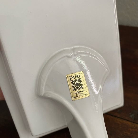 Vintage Ceramic Frame Floral Painted Papel Made in Japan Vintage Frame - Picture 3 of 5